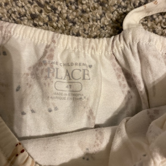 The Children's Place Cream Dress with Giraffe design - Picture 2 of 3